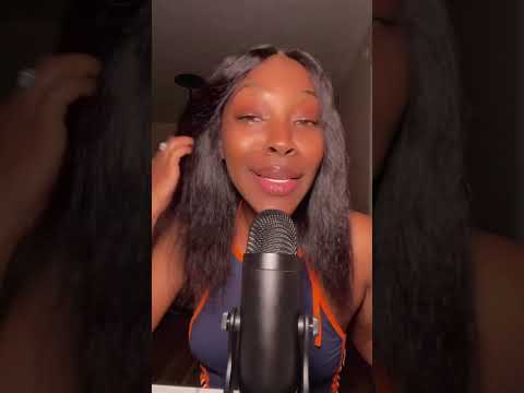 Asmr hair brushing