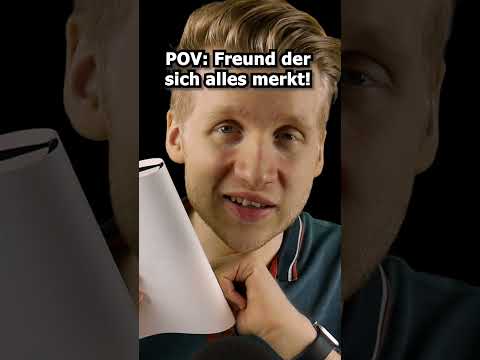 ASMR - POV:Freund der sich alles merkt! #shorts #asmr #roleplay #deutscheasmr