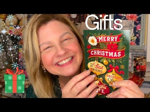 ASMR 💝 Showing You Gifts I Received for Christmas 🎁😍💕