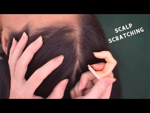 ASMR Relaxing Hair Play, Hair Combing With Snoring, Breathing Sounds, No Talking For Anxiety Relief