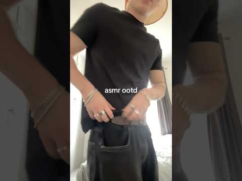 ASMR Black outfit OOTD