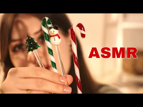 Asmr objetos Navideños 🎄#asmrenespañol #navidad ✨