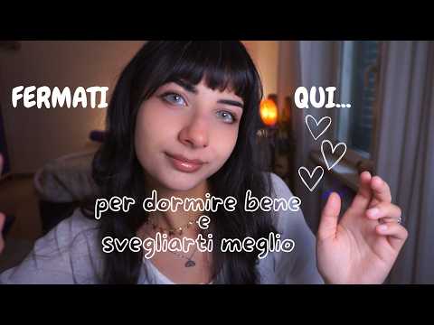 Affermazioni Positive 🌙 per Dormire bene e svegliarsi Meglio! ASMR ita