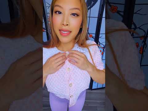 Fabric Scratching ASMR Sounds | Korean Button Up Shirt |  Natural Nails Top Scratches W/ Light Music
