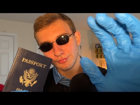 ASMR TSA pat down leads to chiropractic adjustment