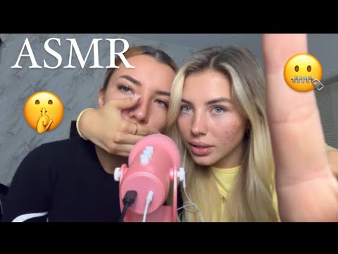 ASMR | MOUTH COVERING with a GUEST 🫢 you have to be QUIT 🤫 whispering & pshhh [German] leise 🤐