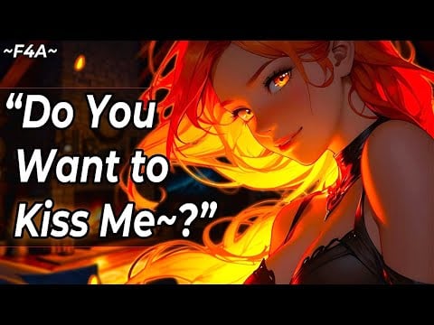 Flirty Fire Sprite Emerges from Your Fireplace! 🔥 | Cuddles & Kisses | Fantasy ASMR Rp | F4A