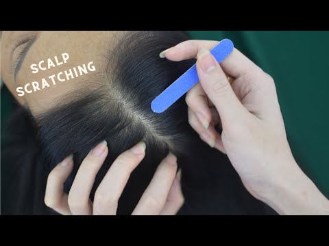 ASMR Aggressive Scalp Scratching, Scalp Massage On Real Person, Relaxing Sounds For Reduce Headache