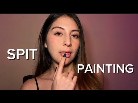 ASMR SPIT PAINTING INTENSO 💤 ROLEPLAY