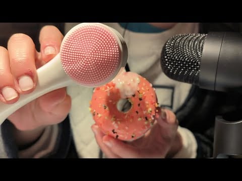 ASMR - TAPPING ON BRAND NEW ITEMS (Mic Scratching & Squishing)