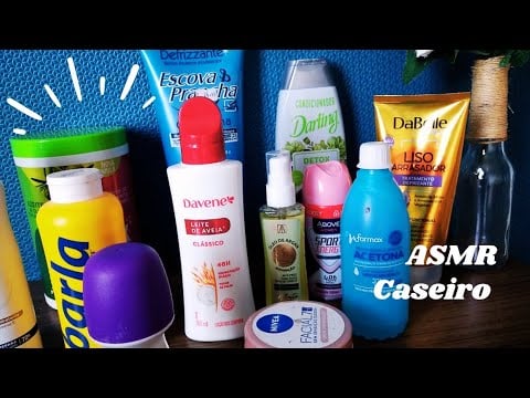 Asmr Caseiro - Tapping Na Penteadeira/Sons de Boca + Tapping #asmr