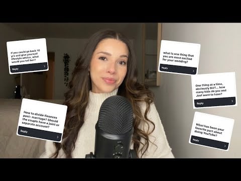 ASMR 200K Q&A | wedding plans, having kids, future of my channel, etc