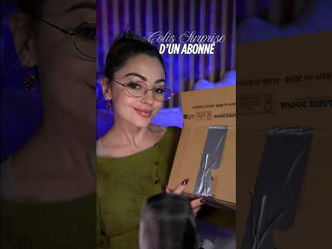 Colis surprise d'un abonné 🎁 #asmr #relax #triggersforsleep