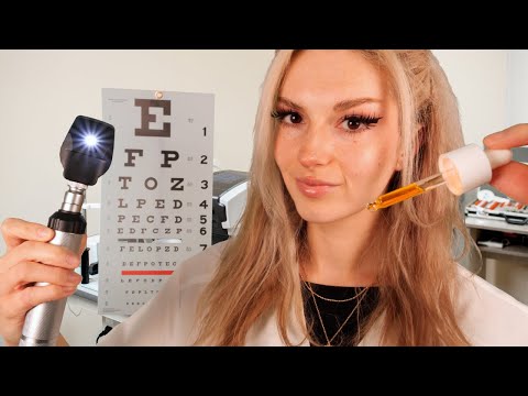 ASMR Fast But Relaxing Eye Exam ⚡ Medical Eye Exam by Doctor B