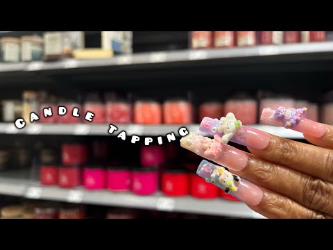 Public ASMR in Walmart 🕯️ Gentle Candle & Camera Tapping for Studying, Gaming, or Working