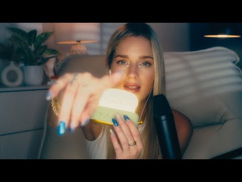 Glowing ASMR Trigger & Soft Whispers 🌙