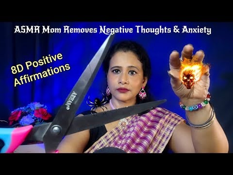ASMR Indian Mom Removes Your Overthinking 🩷 8D Positive Affirmations | Asmr Ghosal 