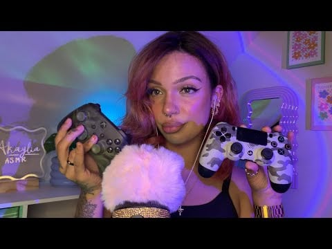 ASMR Game Controller and Mouth Sounds