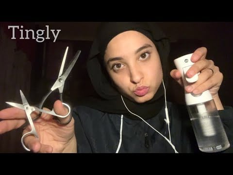 ASMR Giving You The Ultimate Haircut and Treating Your Scalp 💦✂️(fast)