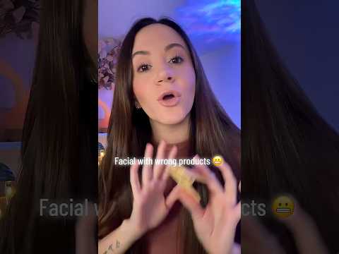 Facial With All The Wrong Products #asmr