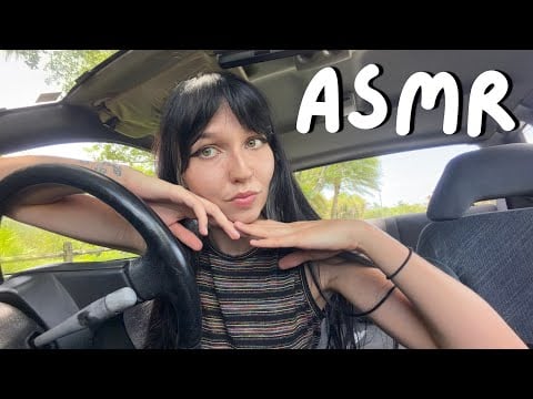 ASMR in the Car (new imported car unlocked??) 