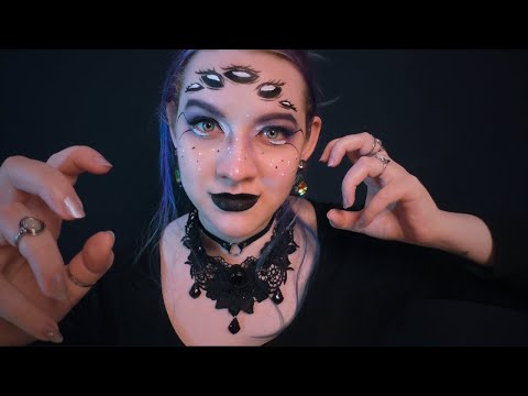 Demon steals your negativity [plucking, scratching, pinching, ...] [ASMR]