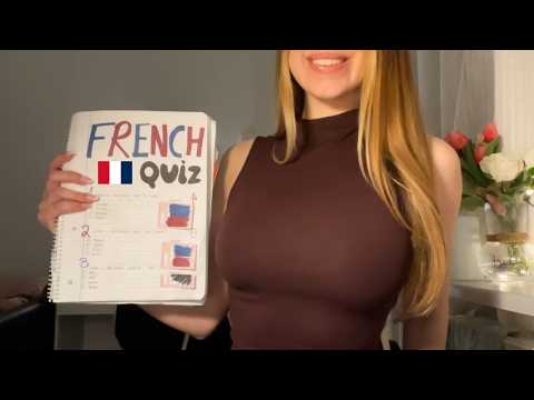 asmr french quiz 🇫🇷