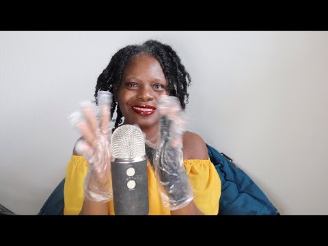 CLEAR GLOVES SOUND ASMR CHEWING GUM