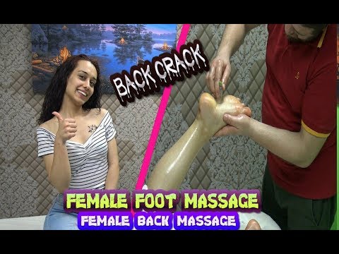 FEMALE FOOT MASSAGE💈BACK CRACK💈female back,foot,cup massage💈 bayan sırt,ayak masajı=sleep sounds