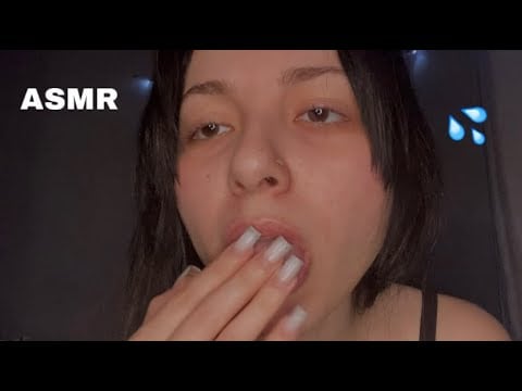 ASMR SPIT PAINTING - COM BARULHO DE CHUVA EXTREMO 💦🌧️