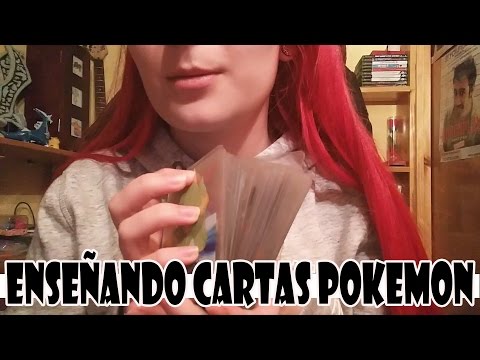 Enseñando mis cartas de pokemon ❤ ASMR ESPAÑOL❤