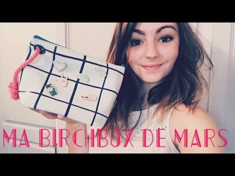 ASMR FRANCAIS ♡ Ma Birchbox de Mars ♡ (Tapping, Scrashing)