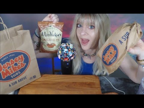 ASMR Jersey Mike's Mukbang & Story Time | Insane Gossip
