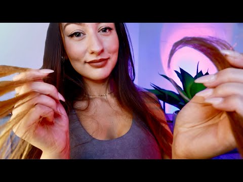 ASMR Playing With Your Hair Until You Sleep 😴 Hair Play, Hair Brushing & Scalp Massage for Sleep