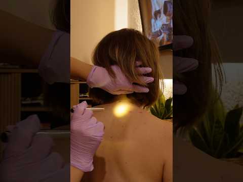 ASMR Back Assessment & Head + Face Massage #asmr #sleep #satisfying #asmrsounds #asmrvideo #asmr