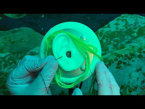 String Pulling & Stitches In Your Ear Canals ASMR