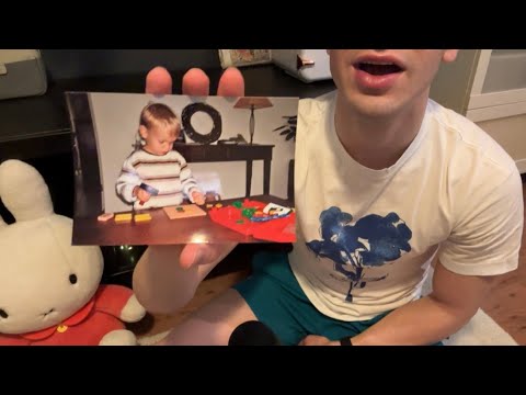 ASMR Looking at Baby Pictures (male soft spoken, lofi)
