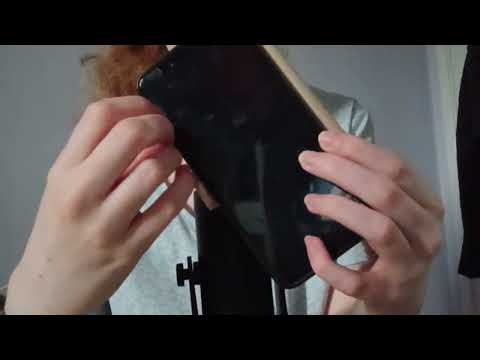 ASMR - Screen Tapping + Scratching The Edges