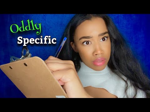 ASMR Asking You Oddly Specific Personal Questions ✍🏽📝 Writing Sounds ASMR