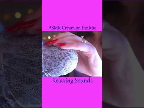 ASMR Cream on the Mic 🔥 #shorts