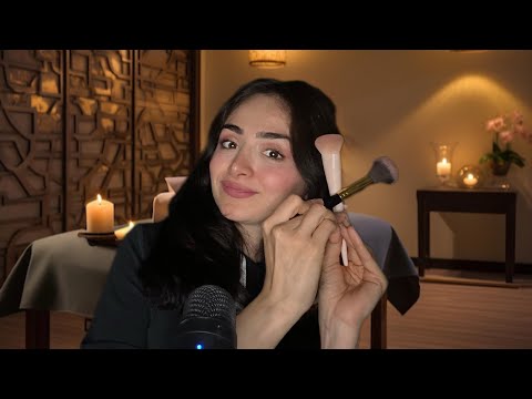 "Relaxing ASMR Makeup Brush and Sponge Sounds to Help You Drift Off to Sleep 💤" @Asmrbysally