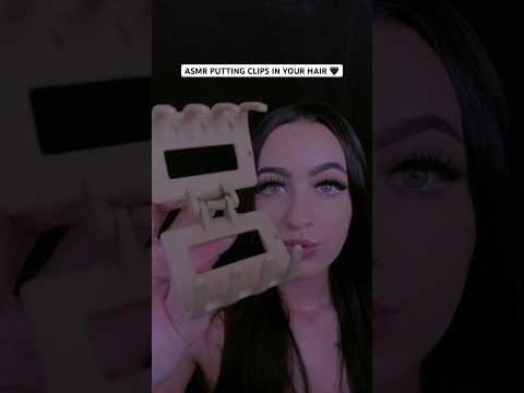 [ASMR] Putting Clips In Your Hair 💆🏻‍♀️🖤