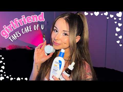 ASMR Girlfriend takes care of u for valentines day🥰💕