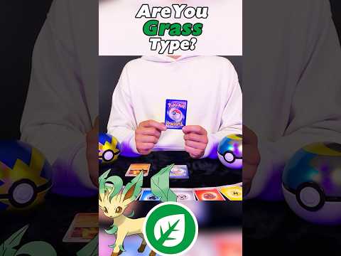 🍃Are you a Grass Type personality? |  #asmr    #pokemoncards  #personalitytest  #pokemon