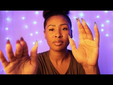 Plucking away negativity asmr