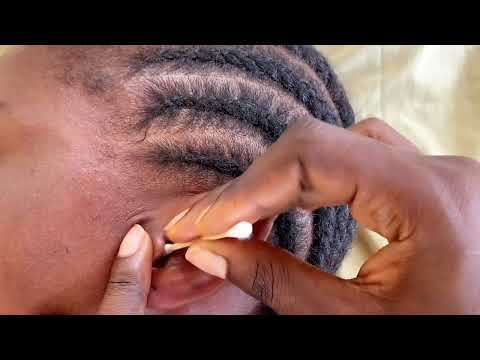 ✨Asmr✨ Tingly Ear Cleaning & Massage -Bubble gum & Rain sound