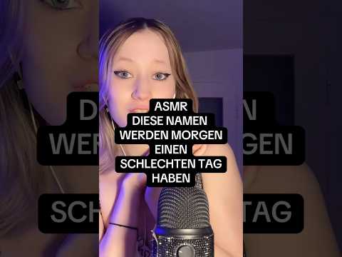Werdet ihr einen guten oder schlechten Tag haben? #asmr #tingles #mouthwhisper #fabricscratching