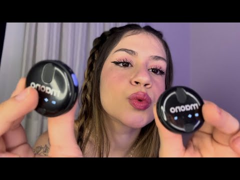 ASMR TESTANDO MICROFONE NOVO