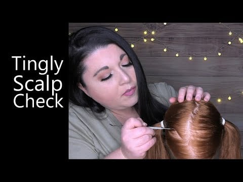 ASMR Tingly Scalp Check (Tweezers, Rat Tail Comb, Medical Instruments, Dental Tools)