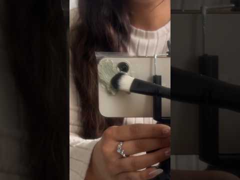 Applying Makeup to iPhone #asmr #asmrshorts #shorts
